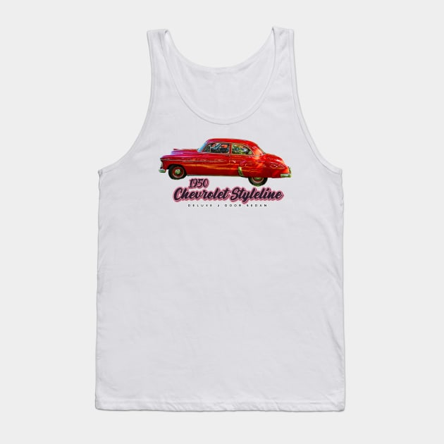 1950 Chevrolet Styleline Deluxe 2 Door Sedan Tank Top by Gestalt Imagery